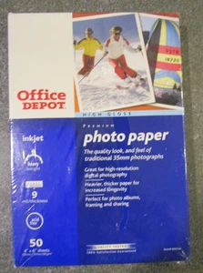 Office Depot Premium Fotopapier mit Hochglanzoberfläche - 50 - 4 x 6 Blatt - versiegelt - Bild 1 von 2