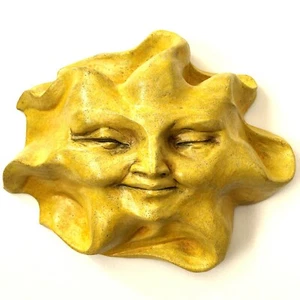 Sonne Wandskulptur, Handarbeit Original Kunstwerk Wohndeko, drinnen oder draußen - Bild 1 von 12