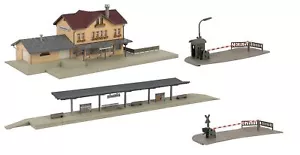 Faller Gauge N 239007 Action Set Station Dennenberg - Picture 1 of 6