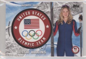 2018 US Olympic & Paralympic Team and Hopefuls /99 Jessie Diggins Rookie RC