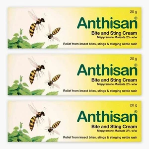 3 X Anthisan Bite and Sting Cream 20g