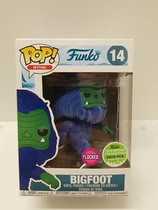 FUNKO BIGFOOT FLOCKED LIMITED EDITION (14) BLUE GREEN 2018 EXCLUSIVE(L) - Picture 1 of 9