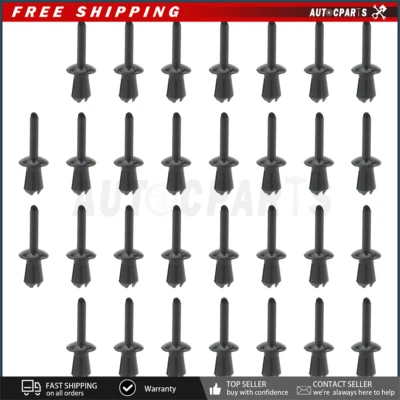 30Pcs For BMW 51161881149 Fender Liner Trim Clip Push-Type Expanding Rivet - Image 1 of 4