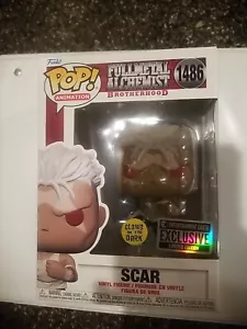 Funko POP! Scar Full Metal Alchemist Brotherhood #1486 Entertainment Earth Exclu - Imagen 1 de 6