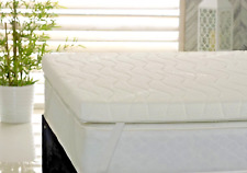 FOAMEX  Foam Mattress Topper, Firm Comfort, Cleanable Cover, Silent
