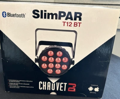 Chauvet SlimPAR T12BT Wireless PAR Fixture - Black - Image 1 of 4