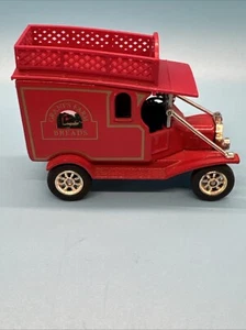 Vintage Oxford Diecast Red Car Truck Grants Farm Breads Made in Great Britian - Picture 1 of 7