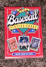 Baseball Playing Cards 1991 Major League All Stars US Playing Card Company 