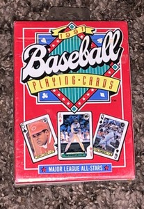 Baseball Playing Cards 1991 Major League All Stars US Playing Card Company 