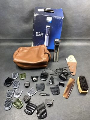 Kit de recortadora y aseo todo en uno Philips Norelco Multigroom 9000 negro plateado Foto 1 de 4