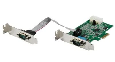 2 Port PCI-Ex RS232 Serial Adaptor Card with 16950 UART - PEX2S953LP - Image 1 of 4