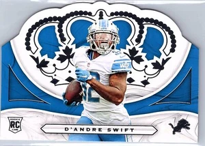 2020 Panini Chronicles #CR-8 D'andre Swift Rookie Crown Royale - Picture 1 of 2