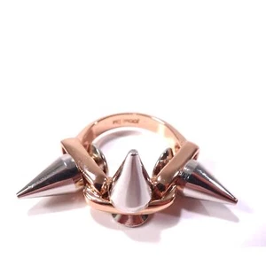 Joomi Lim Women's Rose Gold Silver Spike Ring Sz 6 NWOT 158 - Picture 1 of 8