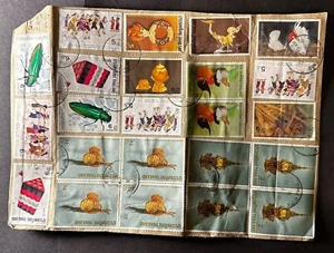 THAILAND BIRDS AIRPLANES ANIMALS HIGH VALUES USED ON PAPER -S16164-1 - Picture 1 of 1