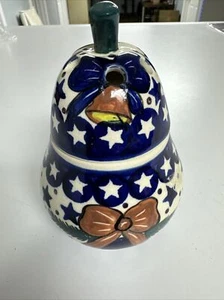 Polish Pottery Boleslawiec Pear Shaped Jar Hand Made In Poland - Picture 1 of 6