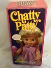 Vintage 1983 Mattel Chatty Patty 16" Doll with Accessories & Original Box READ