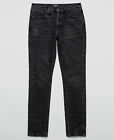 Pantalon homme en jean slouchy noir à 121 $ cousu mince taille 36
