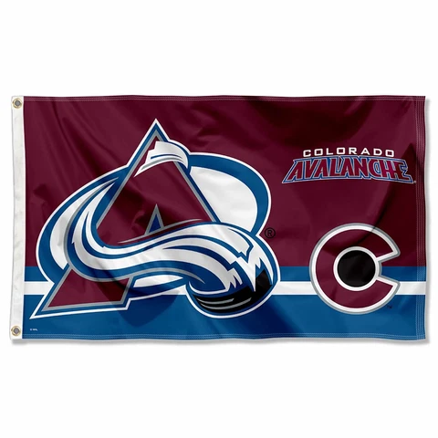 Colorado Avalanche Logo Insignia Flag Cover