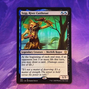 Sygg, River Cutthroat ZNC 103 MTG Final Fantasy Y'shtola Commander Yshtola - Picture 1 of 2