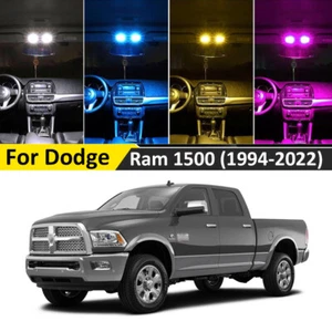 Interior LED Lights Kit Package for Dodge Ram 1500 2500 3500 1994-2023 +License - Picture 1 of 13