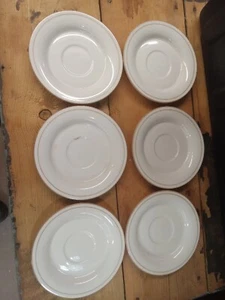 Lenox Chinastone For The Beige Patterns Saucers Set of 6 - Picture 1 of 5