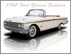 1962 Ford Galaxie Sunliner Convertible NEW Metal Sign: 12 x 16" Ships Free