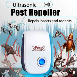 Mice Repellent Plug-Ins, Rodent Squirrels Repellent Indoor Ultrasonic Pest - Picture 1 of 7