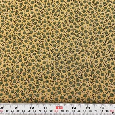 Apron Strings by Thimbleberries for RJR Fabrics Tan Cotton Remnant 9" x 44" - Image 1 of 2