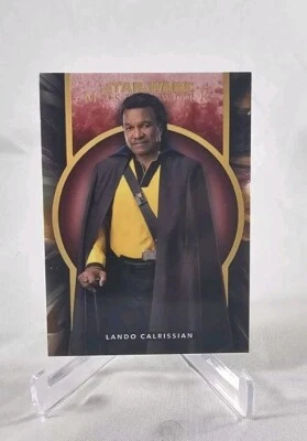 2022 Topps Star Wars Masterwork Lando Calrissian #20 Red Parallel 6/25 - Image 1 of 2