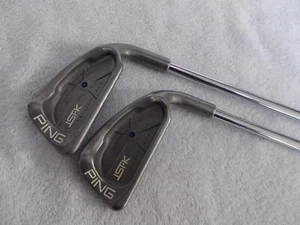 Empuñaduras para palos de golf Ping 1st IST K Blue Dot Karsten 3 y 4 hierros JZ True Temper Shaft - Imagen 1 de 22
