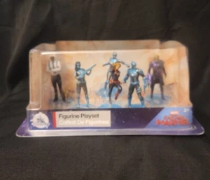 New Disney Store Captain Marvel Figurine 6 Piece Action Figure Play Set - Picture 1 of 12