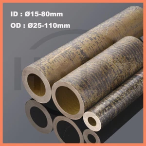 Tin Bronze Tubes 59 Brass Tin Bronze Pipe ID Ø15-80mm OD Ø25-110mm Length 100mm - Picture 1 of 9