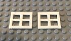 LEGO Pair White Pane for Window 2 x 4 x 3, Part4133
