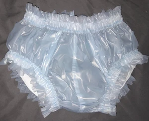 Windelslip, Modell LOTHAR, Weichfolie 0,15 mm blau-transparent, L - Bild 1 von 1