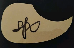 STEFAN LESSARD DMB GUITAR PLAYER SIGNED AUTOGRAPHED ACOUSTIC GUITAR PICK GUARD - Picture 1 of 3