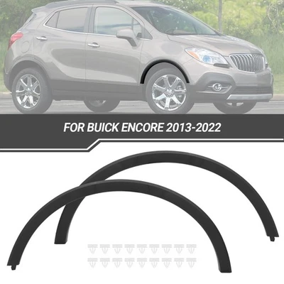 Para Buick Encore 2013-22 Guardabarros delantero acampanado arco de rueda moldura izquierda y derecha Foto 1 de 4