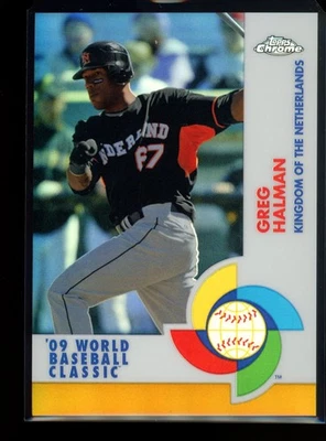 2009 Topps Chrome #W65 Greg Halman WBC Gold Refractors /50 - Image 1 of 2