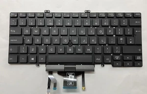 DELL GENUINE NEW Latitude 5280 5288 5289 French KEYBOARD P/N: H888T - Afbeelding 1 van 1