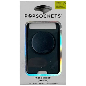 PopSockets Magnetic MagSafe Pop Wallet+ Phone Wallet+ & Grip For iPhone Blue - Photo 1 sur 3