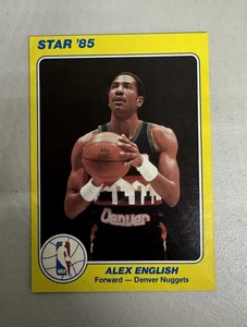 1984 Star Court Kings 5x7 Basketball #22 Alex English HOF - Picture 1 of 2