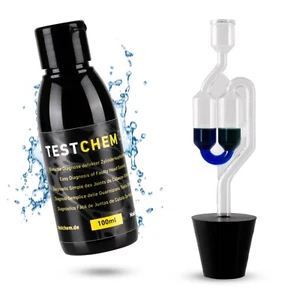 TESTCHEM - Zylinderkopf Dichtung Tester CO2 Leck-Test Kühlsystem universal 100ml - Bild 1 von 8