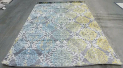 Tapete cinza/marfim 6'-7" x 9' costas mancha preço reduzido 1172562890 EVK230D-6 - Imagem 1 de 4