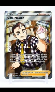 Cafe Master - TG25/TG30 Brilliant Stars TRAINER GALLERY FULL ART - NM/MINT - Picture 1 of 2