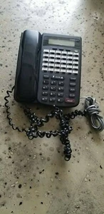 Comdial 7260-00 Phone BLACK W. ETHERNET CABLE - Picture 1 of 5