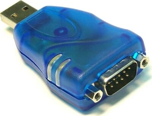 Adattatore da USB a seriale in titanio, RS232, include luci di trasmissione e ricezione, FTDI - Foto 1 di 4