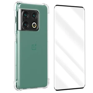 Ultra-Thin Tempered Glass Screen Protector TPU Case for OnePlus 10 Pro 5G Phone - Picture 1 of 1