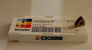 N° 3 INSERTI TORNITURA SECO WNMG060408-MF3 TP400 - Imagen 1 de 3