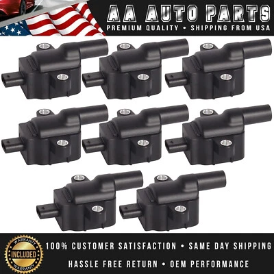 8X Ignition Coil fit Ford F-350 Super Duty F-250 Super Duty V8 7.3L 20-23 UF893 - Image 1 of 4