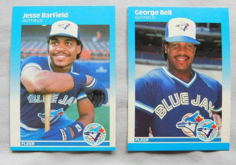 1987 Fleer Toronto Blue Jays Baseball Card Pick one - Image 1 of 1