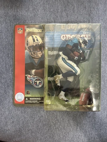 McFARLANE SPORTS PICKS NFL SERIES 1 TENNESSEE TITANS RB EDDIE GEORGE🔥#27 Cover